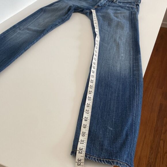 Citizens of Humanity Vintage Y2K Low Rise Mid Blue Tapered Jeans Size 25 - Picture 13 of 16